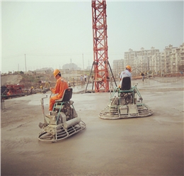 迪乐堡密封固化地坪工程施工现场