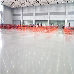 华勤通力厂区餐厅地面——迪乐堡致密钢化地坪