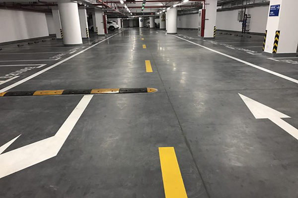 上海全球舞蹈核心停车场地面——迪乐堡密封固化地坪